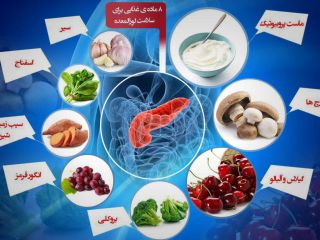 ۸ ماده ی غذایی برای سلامت لوزالمعده