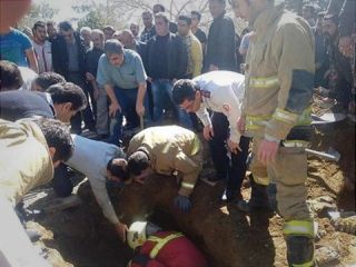 مرگ  زن ۷۰‌ساله با سقوط در قبر برادرش