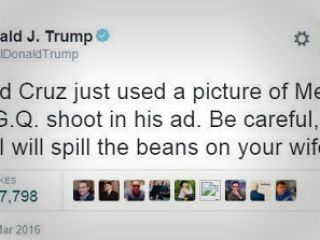 ترامپ هم ” بگم بگم ” کرد!/افشاگری ناموسی ترامپ علیه همسر کروز!