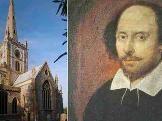 در گور شکسپیر 