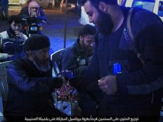 توزیع شیرینی داعش برای انفجارهای بروکسل