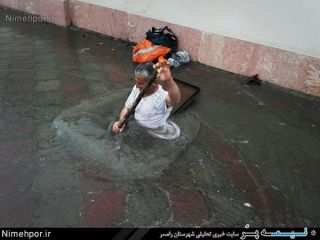 تلاش فداکارانه پاکبان رامسری - عکس