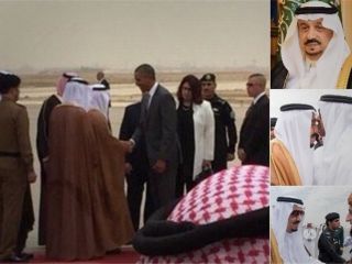 اتفاقی عجیب هنگام ورود اوباما به عربستان