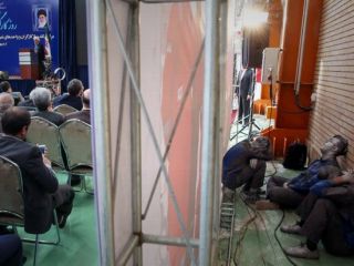 عکس روز: در حاشیه مراسم گرامیداشت روز جهانی کارگر که با حضور حسن روحانی برگزار شد