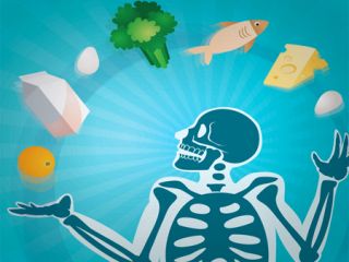 از قلم تا سبزیجات برای استحکام استخوان ها