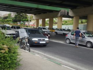 خودکشی دختری ۱۸ ساله در اتوبان نیایش + تصاویر