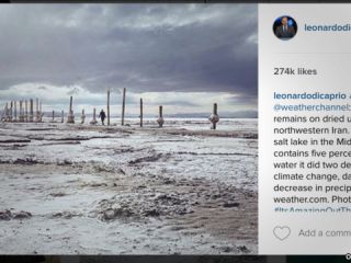 دعوت از لئوناردو دی ‌کاپریو برای بازدید از دریاچه ارومیه