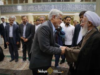 جوادی آملی در دیدار با عارف: کسی که به بیگانه راه می‌دهد دیوث سیاسی است؛ زبان فارسی هرگز به پای زبان قرآن نمی‌رسد