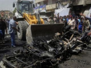 انفجار در محله شیعه‌نشین بغداد بیش از ۶۰ کشته برجای گذاشت