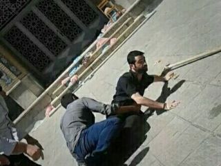 درگیری در سخنرانی الله کرم در حوزه علمیه خرم آباد