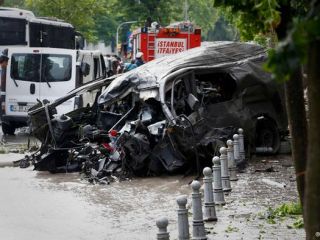 ۱۱ کشته در پی انفجار بمب در مرکز استانبول.