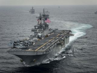 نیروی دریایی آمریکا داعش را از خلیج فارس و دریای مدیترانه هدف قرار داد