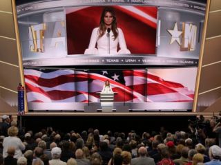 کمپین ترامپ اتهام کپی برداری ملینا ترامپ از نطق میشل اوباما را رد کرد