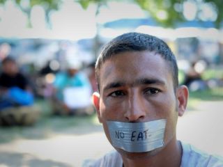 صدها پناهجو در مسیر عبور از صربستان به مجارستان اعتصاب غذا کرده‌اند