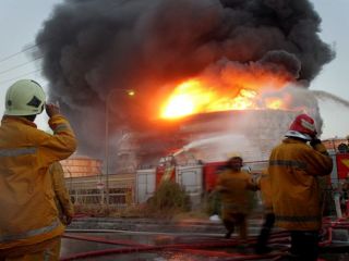 دو آتش سوزی در پتروشیمی‌های ایران در کمتر از یک ماه؛ حریق در پتروشیمی بیستون