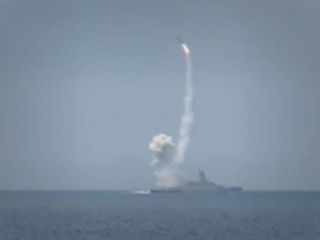 موشک‌های کروز روسیه از مدیترانه مواضعی را در سوریه هدف قرار دادند