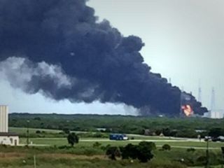 راکت فضاپیما پیش از پرتاب در فلوریدا منفجر شد