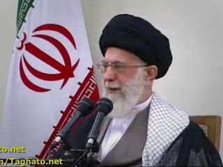 آیت الله خامنه ای : خوب , آمریکا یک وعده میده شما هم یه وعده بده