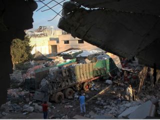 مقام های آمریکایی: هواپیماهای روسی به کاروان کمک های انسانی در سوریه حمله کردند