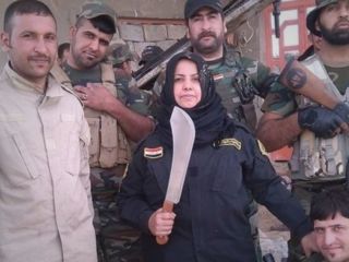 فرمانده زن عراقی که «کله نیروهای داعش را می پزد»