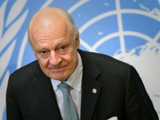 دی میستورا: اگر نیروهای جبهه نصرت بخواهند حلب را ترک کنند شخصا آنها را همراهی می‌کنم