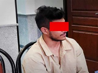 اشک های ندامت هنگام بازسازی صحنه آتش زدن پدر