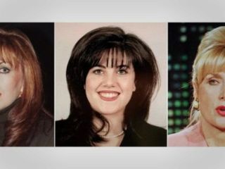 هیلاری کلینتون و زنانی که با شوهرش بودند