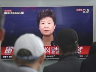 رئیس جمهوری کره جنوبی به خاطر رسوایی سیاسی گریست