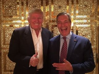 دیدار سیاست‌مدار جنجالی بریتانیا با ترامپ خبرساز شد