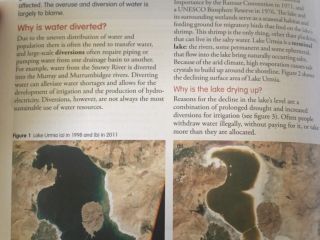 خشکی دریاچه ارومیه در کتاب درسی استرالیایی‌ها