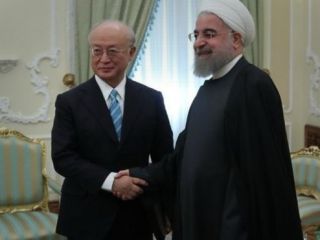 دیدار آمانو با روحانی و صالحی در تهران؛ 'ایران تعهدات خود را انجام داده است'