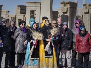 گردشگران خارجی در سفر به ایران - تصویری