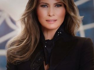 تصویر همسر ترامپ جنجال به پا کرد