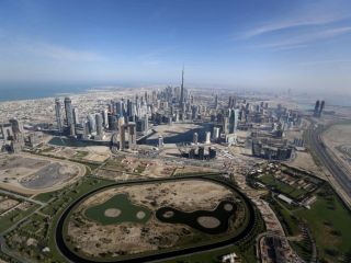 ۳۰ عکس هوایی خیره کننده که شهر دبی را از زاویه ای متفاوت به تصویر می کشند - تصویری با متن فارسی