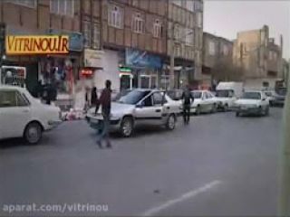 قمه کشی و حمله به مردم با قمه توسط یک جوان مست در تـبـریـز!