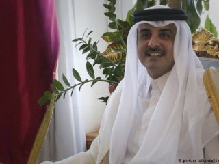 گفت‌وگوی تلفنی امیر قطر با ولیعهد عربستان پس از آغاز بحران.