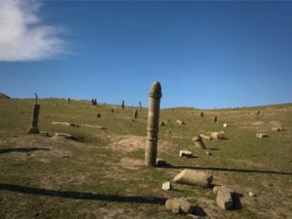 'افراد ناشناس' گورستان باستانی خالد نبی گلستان را آتش زدند