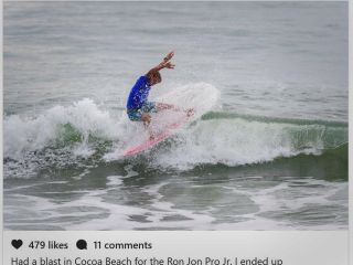 موج‌سوار جوان روی موج‌های توفان ایرما جان داد