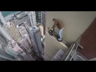 ویدیوی حرکات افراد ماجراجویی که حتی نگاه کردنش هم جرات میخواهد