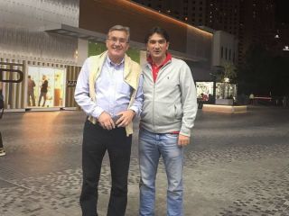 تصویری از دیدار برانکو با کسی که می‌گفتند شاید جانشینش شود