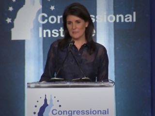 نیکی هیلی: در صد روز آینده درباره خروج از توافق هسته‌ای ایران تصمیم می‌گیریم