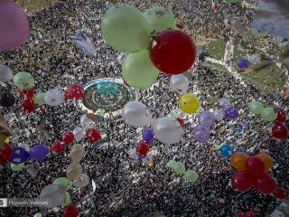 تصاویری از راهپیمایی ۲۲ بهمن تهران