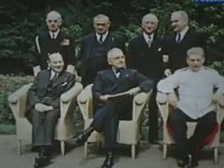 فیلم دیده نشده ای از کنفرانس تاریخی تهران با شرکت چرچیل، روزولت و استالین ۹ آذر۱۳۲۲