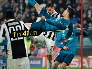 تصویر و ویدیویی حیرت‌انگیز از پرش رونالدو