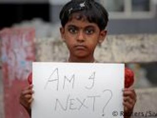 مجازات اعدام در هند برای تجاوزگران جنسی به کودکان.