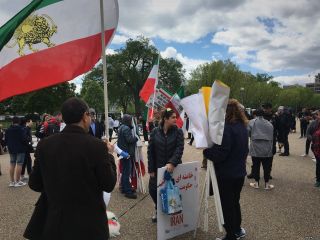 تجمع مقابل کاخ سفید برای شفاف سازی جمهوری اسلامی درباره جسد رضاشاه