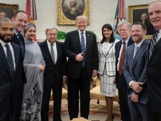 دیدار ترامپ و دبیرکل سازمان ملل متحد در کاخ سفید؛ رایزنی درباره ایران