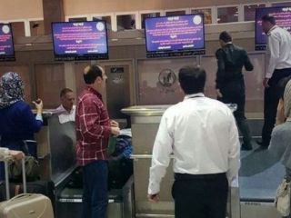 مانیتورهای فرودگاه تبریز هک شدند