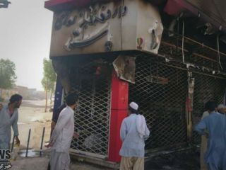 داروخانه منتسب به یکی از مظنونان پرونده «دختران ایرانشهر» به آتش کشیده شد