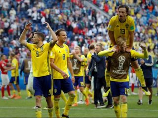سوئد با حذف سوئیس به یک چهارم نهایی راه یافت